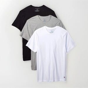 Tommy Hilfiger Men Sz M 3pack Classic Fit Short Sleeve Cotton Crewneck T-Shirt